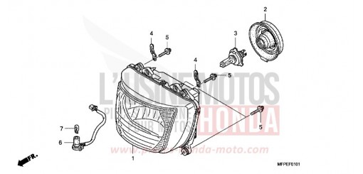 PROJECTEUR (CB1300SA) CB1300SAA de 2010